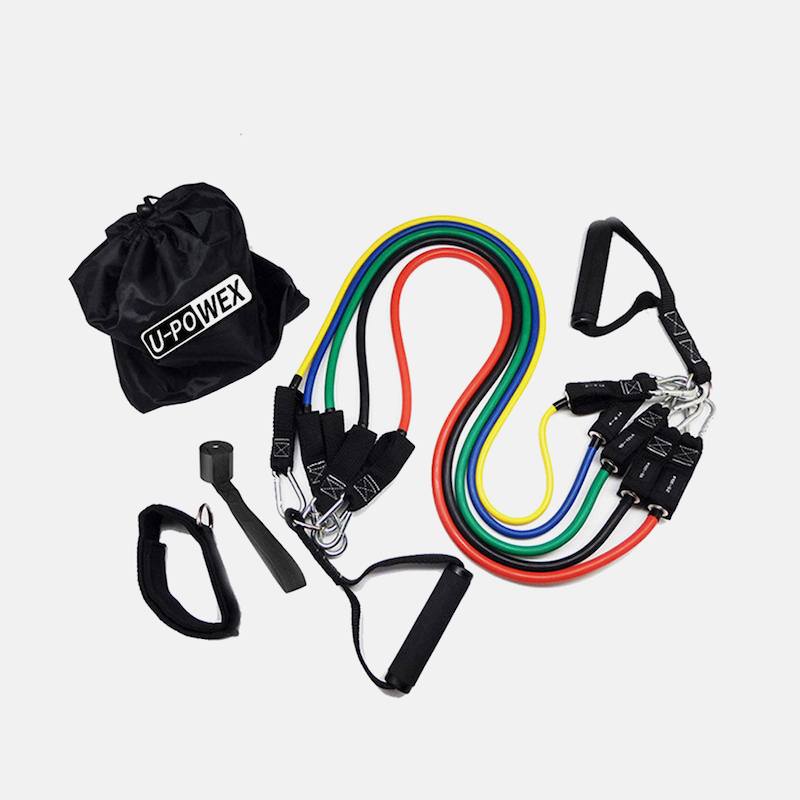 Набор трубчатых эспандеров + Ролик для пресса