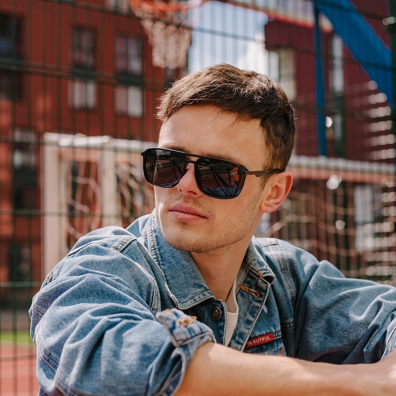 Брендовые мужские cолнцезащитные очки PD004 с поляризацией