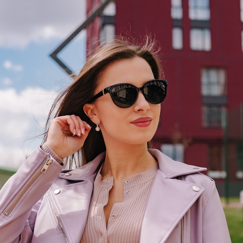 Брендовые женские cолнцезащитные очки Сardeo CR001 с поляризацией