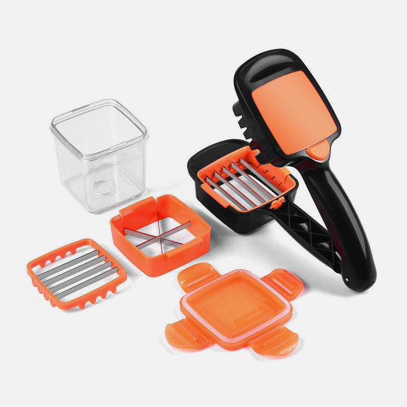 Набор для быстрого нарезания + Овощерезка 3в1 + Салатница овощерезка 2в1 + Ножницы для зелени