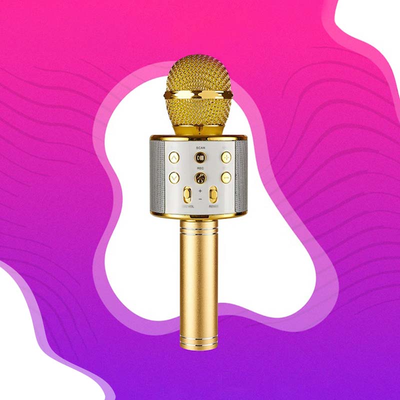 Беспроводной караоке микрофон WS858