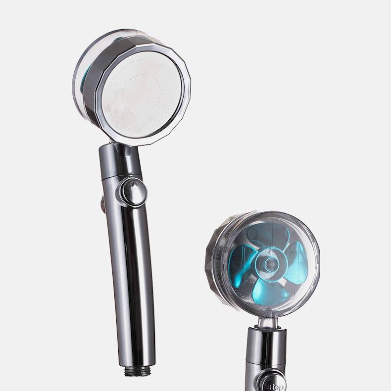 Водосберегающая лейка-насадка для душа с функцией стоп, уникальным рисунком воды и вращением на 360°