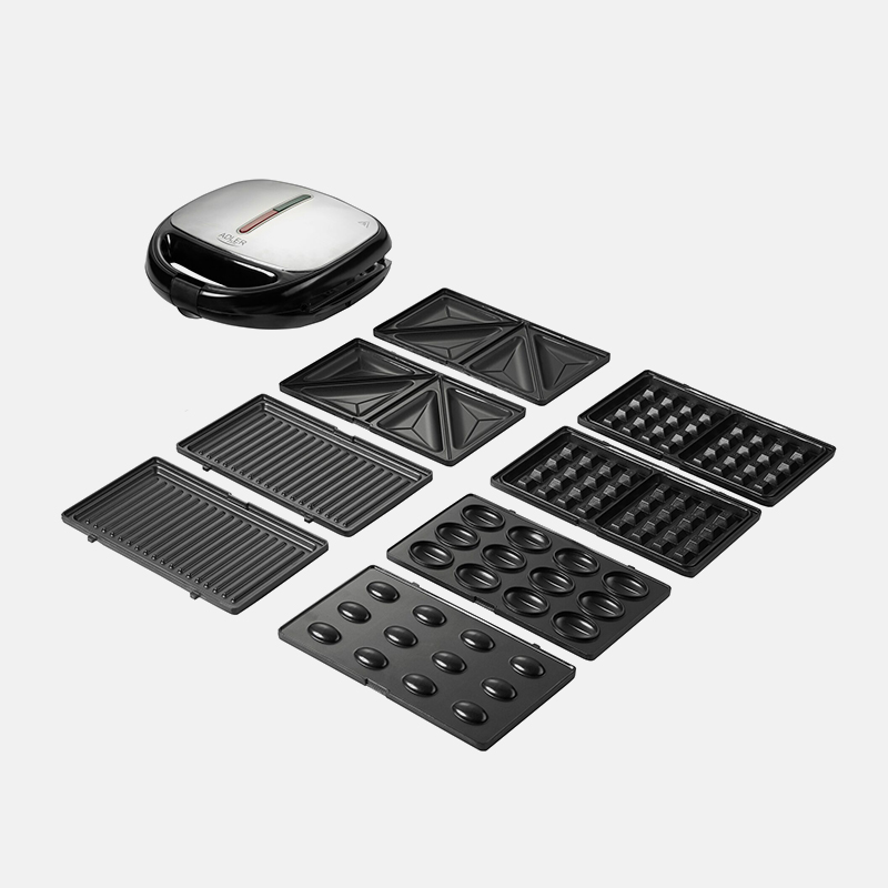 Гриль, бутербродница, вафельница, орешница 4 в 1