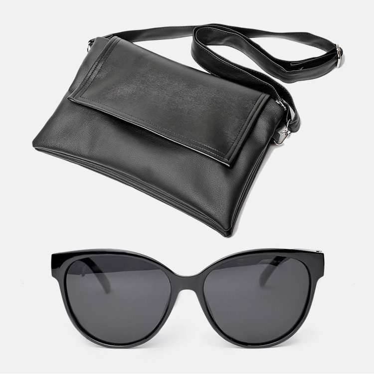 Женская сумка через плечо ND001 + Брендовые cолнцезащитные очки CR001