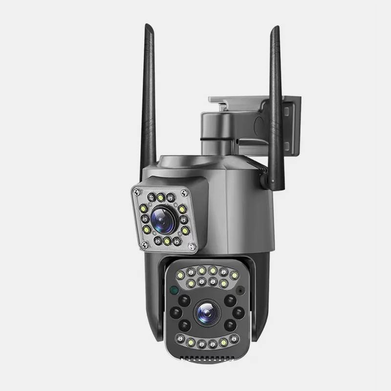Уличная IP WiFi камера SG001 с 2-мя независимыми объективами 4Mpx+4Mpx (v380)