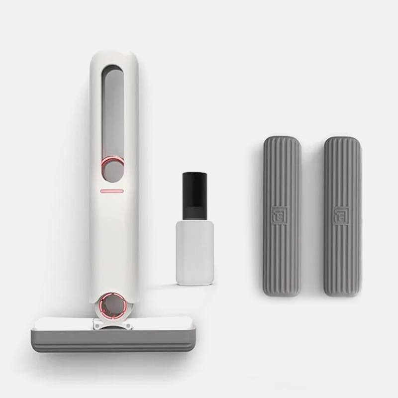 Щётка для мытья окон 3 в 1 + Портативная чудо мини швабра с автоотжимом и двумя насадками