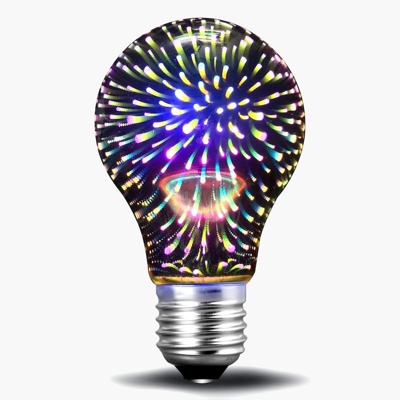 Светодиодная декоративная лампочка фейерверк