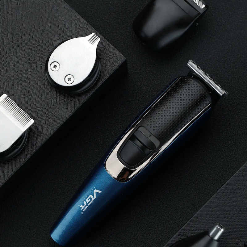Машинка триммер для волос 8 в 1 универсальная VGR V-172 Pro
