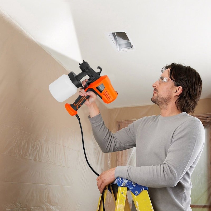 Краскопульт электрический ручной краскораспылитель