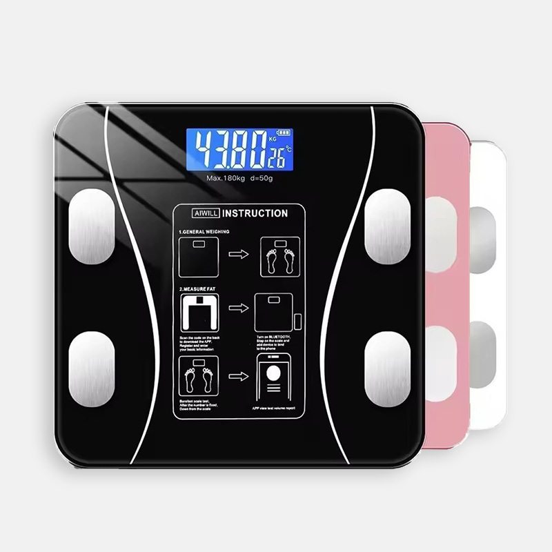 Смарт весы умные напольные Bluetooth с приложением для Android или IOS