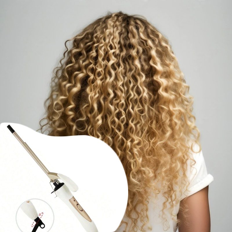 Тонкая плойка для афро кучеров Pro Mozer 2218