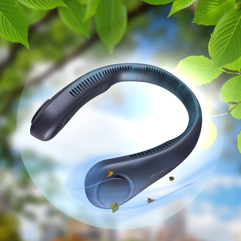 Портативный вентилятор на шею NECK FAN с аккумулятором