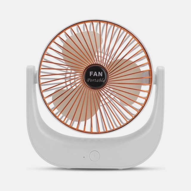Настольный аккумуляторный вентилятор USB UKC Fan Portable F138 с наклоном