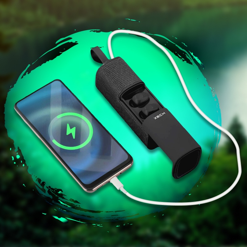 Bluetooth-колонка TG807 с наушниками и функцией Power Bank