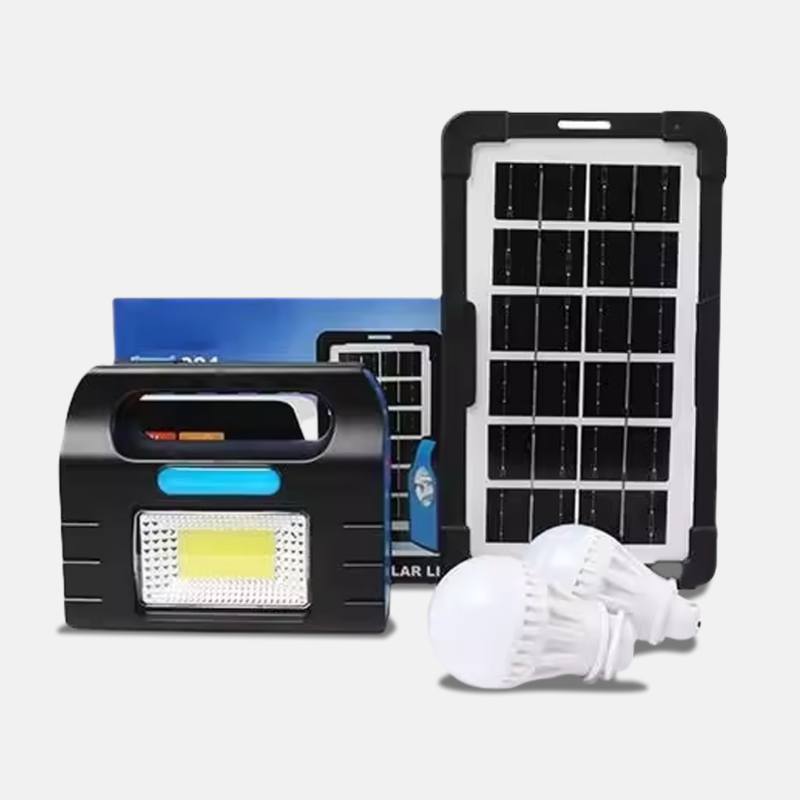 Зарядная станция с солнечной панелью JA-2007 + 2 лампочки