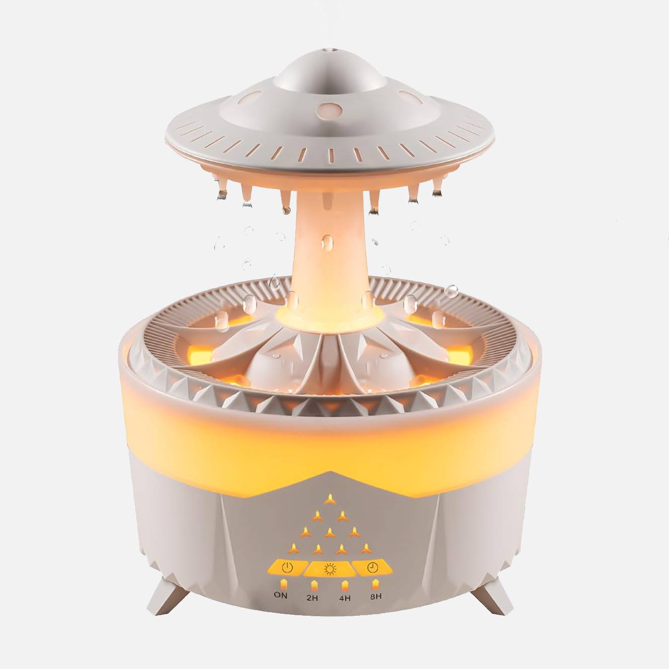 Портативный увлажнитель воздуха 3 в 1 для ароматерапии с дождевым облаком