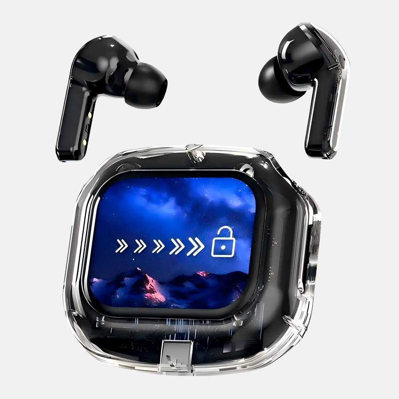 Бездротові Bluetooth навушники TWS Air Mах з LED дисплеєм