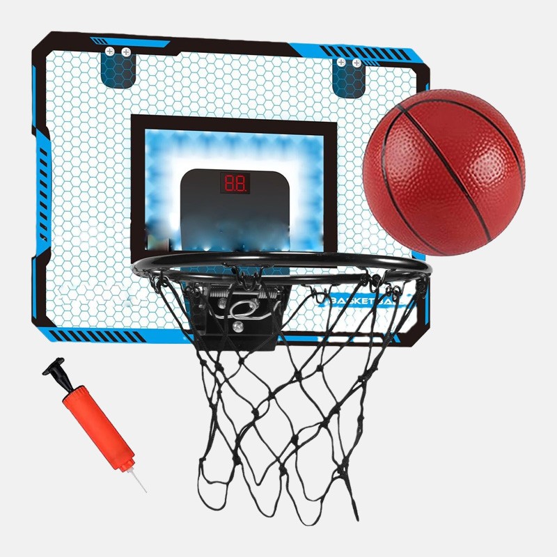 Детский набор для игры в баскетбол со звуковыми эффектами и электронным табло + мяч