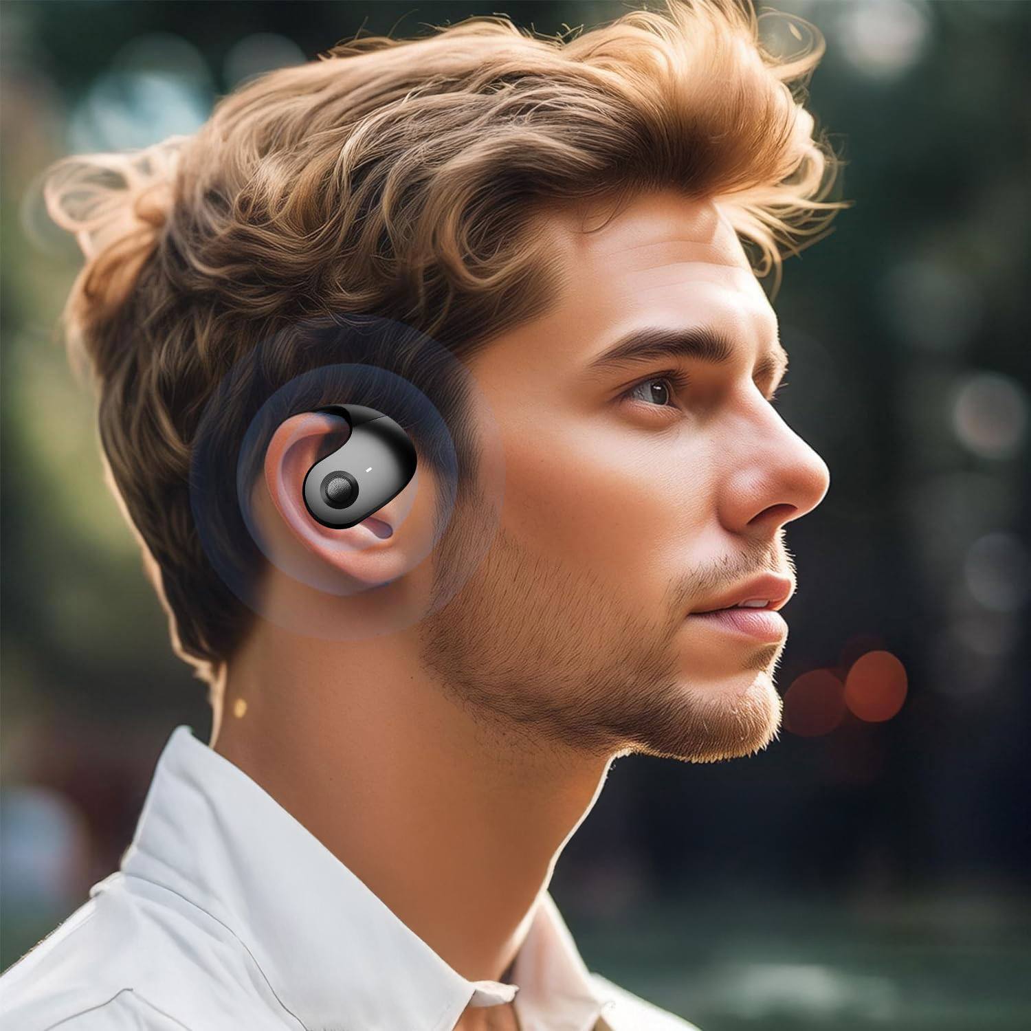 Спортивные беспроводные наушники OWS T2 с креплением на ушах