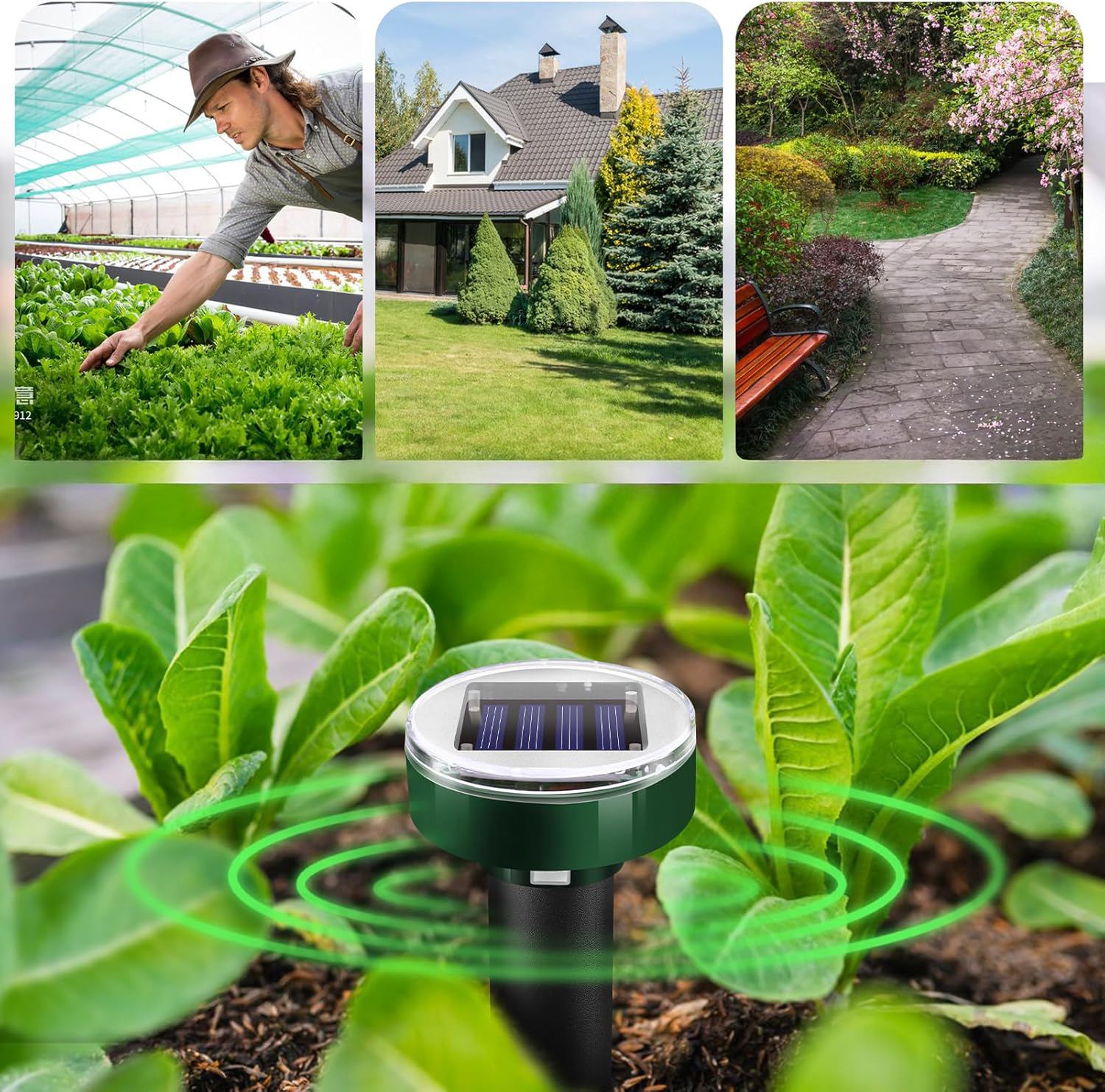 Отпугиватель грызунов и кротов Solar Mole/Rodent Repeller HC-18