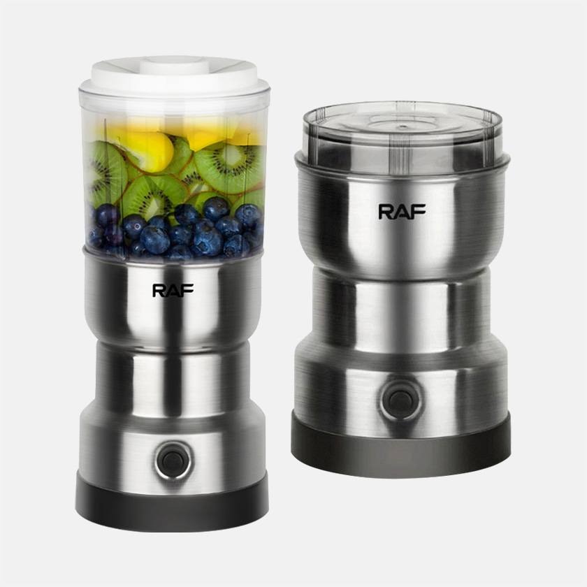 Кофемолка с блендером 2 в 1 RAF R-7126 из нержавеющей стали