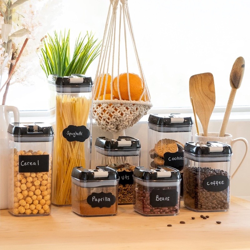 Набор из 7 герметичных контейнеров FOOD Storage для хранения продуктов и круп