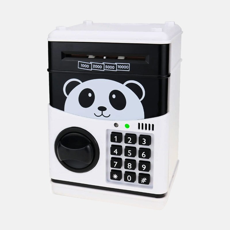 Копилка сейф PANDA детская с кодовым замком и музыкой